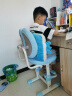 益威（EIEV）儿童学习椅可升降学生椅子儿童写字椅儿童小学生座椅电脑椅可调节 王子蓝-正姿增高脚踏款 实拍图