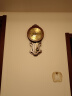 北极星（POLARIS）挂钟客厅创意石英钟表复古时钟卧室木质艺术挂表摆钟 1508石英款 实拍图