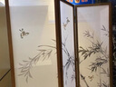 新中式竹報平安屏風(fēng)遮擋隔斷辦公玄關(guān)入戶(hù)風(fēng)水折疊實(shí)木可移動(dòng)折屏 B款-胸有成竹 1扇45*180CM-【樟子松】 曬單實(shí)拍圖