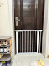 pakey門(mén)柵欄樓梯護欄兒童安全門(mén)寶寶小孩嬰兒防護欄隔斷門(mén)欄圍欄門(mén)擋板 【升級加厚超穩】：適用71-77CM 門(mén)欄高度76cm 曬單實(shí)拍圖