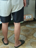 啄木鳥【2件裝】冰絲短褲男夏季薄款五分褲男士潮流韓版直筒休閑 903米色+905米色 XL （建議125-140斤） 曬單實(shí)拍圖