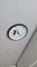 北极星（POLARIS）挂钟圆形客厅钟表万年历现代石英钟时尚日历时钟创意挂表6810黑色 实拍图