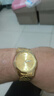 歐利時(shí)（OLEVS）瑞士認證品牌情侶手表一對石英表日歷夜光防水男女對表女神節禮物 升級版-鋼帶金色情侶對表 曬單實(shí)拍圖