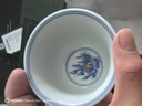 近園景德鎮(zhèn)斗彩雙龍功夫茶杯主人杯手繪陶瓷茶具 曬單實拍圖