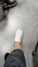 南博耐森（NBNSEN）新款仿羊絨圍巾女韓版秋冬保暖純色禮品圍巾披肩 黑色（30*180cm） 曬單實(shí)拍圖