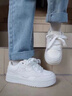 皓娥復古小眾白色學(xué)院滑板鞋2025春秋款小白鞋百搭舒適鞋子女休閑鞋女 米白色 【跟高3厘米】 38 標準碼 曬單實(shí)拍圖