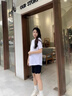 unisunny孕尚孕婦短褲夏季外穿薄款冰絲打底褲低腰托腹打底褲休閑棉麻熱褲寬松 黑色 M【建議90～115斤】 曬單實(shí)拍圖
