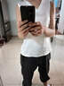 CamalgOri仿桑蠶絲吊帶背心女大碼真絲感V領(lǐng)無(wú)袖T恤桑蠶絲打底內搭緞面內穿 珍珠白 M 曬單實(shí)拍圖