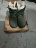 儀標全牛皮東北羊毛靴冬季加絨加厚雪地靴羊皮毛一體保暖戶(hù)外棉鞋男 908羊毛靴軍綠色 43 曬單實(shí)拍圖