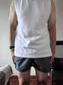 在禮男士短褲夏季三分褲外穿高端速干可下水運(yùn)動(dòng)游泳褲休閑沙灘褲 孔雀藍(lán) XL 曬單實(shí)拍圖