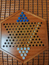 【送給自己和家人的好禮物】跳棋 瑪瑙珠玻璃珠木質(zhì)抽屜式棋盤(pán)益智游戲棋跳跳棋波子棋 豪華款【瑪瑙珠+備子12顆】 曬單實(shí)拍圖