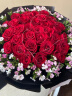 幽客玉品鲜花速递红玫瑰花束表白求婚送女友老婆生日礼物全国同城配送 33朵红玫瑰花束——女王款 实拍图