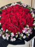 幽客玉品鲜花速递红玫瑰花束表白求婚送女友老婆生日礼物全国同城配送 33朵红玫瑰花束——女王款 实拍图
