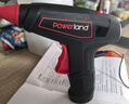 powerland無線鋰電熱熔膠槍 充電膠槍 萬能家用DIY手工膠水槍焊槍快熱15秒出膠7mm膠棒 3.6v充電膠槍 USB線（黑）送20根膠棒 曬單實(shí)拍圖