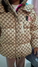 七語(yǔ)欣童裝女童加絨棉衣冬裝兒童棉服2025新款女孩寶寶加厚保暖棉襖外套 咖啡色 130 (適合身高120-130cm) 曬單實(shí)拍圖