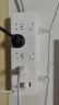 小米（MI）米家四位四控插线板/USB插座/插排/排插/拖线板/插板/接线板 3USB接口 2A快充 独立控制 全长2米 实拍图