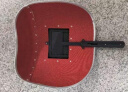 百舸 电焊防护面罩 手持式半自动焊接防护面罩 防飞溅焊工面罩 红色 实拍图