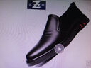 正泰商務(wù)休閑皮鞋英倫套腳皮鞋男一腳蹬樂(lè )福鞋軟底皮鞋秋JZ0002黑色41 曬單實(shí)拍圖