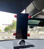 RAM車載手機(jī)支架吸盤式 汽車前擋風(fēng)玻璃固定車內(nèi)直播導(dǎo)航拍攝通用款 大號背夾（紅藍(lán)小帽）9厘米連桿 曬單實拍圖