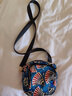 包包新款春夏斜挎包女韓版迷你手機零錢(qián)包百搭斜跨小清新單肩帆布簡(jiǎn)約休閑小包 水墨花朵 曬單實(shí)拍圖