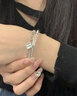 GATMEET滿天星四葉草疊戴手鐲鑲鋯1對(duì)輕奢古名手鏈生日七夕禮物送女友 滿天星四葉草手鏈 1對(duì) 曬單實(shí)拍圖