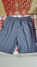 啄木鳥(niǎo)兩件裝運動(dòng)短褲男夏季新款冰絲五分短褲大碼寬松跑步休閑沙灘中褲 藍色+灰色 3XL （建議130-145斤） 曬單實(shí)拍圖