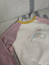 戴維貝拉（DAVE＆BELLA）中大童長(cháng)袖t恤洋氣女童上衣加絨兒童衣服打底衫秋冬新款童裝 淺粉色【現貨】DK4237596 130 cm（建議身高120-130cm） 曬單實(shí)拍圖