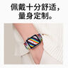 中沃適用蘋果手表表帶apple watch s10編織帶彈性腕帶iwatch s9/s8/s7/se防水防汗運(yùn)動(dòng) 42/41/40MM【彩虹色】尼龍編織丨舒適透氣 曬單實(shí)拍圖
