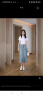 魅力棠國風牛仔半身裙女2025夏季新款高腰中長款a字開叉中式盤扣包臀裙 牛仔藍 M 27(95-105斤) 曬單實拍圖