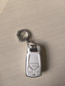 韻載奧迪A4L鑰匙套Q5L車(chē)女A5殼A6L男Q2LQ3高端A7/A8新22款Q7包扣 奧迪A款【冰川白】鑲鉆銀環(huán)扣 曬單實(shí)拍圖