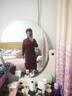 皮爾卡丹（pierre cardin）復(fù)古氣質(zhì)酒紅色系帶收腰毛衣裙秋冬季新款中長(zhǎng)款開(kāi)叉針織連衣裙女 深酒紅色 L 曬單實(shí)拍圖