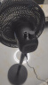 美的（Midea）【超级单品】七叶轻音立式电风扇家用柔风落地扇台式桌面小型风扇大风量节能摇头宿舍电扇 SAF30AB 实拍图