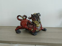 王順手造貔貅擺件辦公室家居開(kāi)業(yè)禮品客廳玄關(guān)酒柜電視柜裝飾品皮丘招財 雄性（紅色）迷你貔貅 曬單實(shí)拍圖