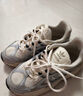 adidas OZMILLEN親子款輕盈百搭經(jīng)典運動老爹鞋女阿迪達斯三葉草 米白色/銀灰色 35.5 曬單實拍圖