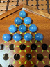 【送給自己和家人的好禮物】跳棋 瑪瑙珠玻璃珠木質(zhì)抽屜式棋盤(pán)益智游戲棋跳跳棋波子棋 豪華款【瑪瑙珠+備子12顆】 曬單實(shí)拍圖