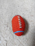 宜特（EETOYS）小号乳胶橄榄球狗狗玩具趣味发声洁齿球乳胶球宠物狗玩具 实拍图