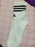 阿迪達(dá)斯 （adidas）男女 配件系列 3S C SPW CRW 3P 運(yùn)動(dòng)襪 HT3458 S碼 曬單實(shí)拍圖