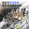 馳能（CHINENG）全自動升降煮面爐商用電煮餃子連鎖餐飲麻辣燙定時定溫面館學校食堂煮面鍋米線云吞湯粉面爐 工程電熱三頭 選電壓功率 18粉籬 曬單實拍圖