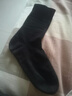 浪莎（LangSha）襪子女堆堆襪純棉透氣春夏款白色襪子月子襪全棉配小皮鞋長(cháng)筒襪 黑色 4雙 均碼 （100%棉女堆堆襪） 曬單實(shí)拍圖