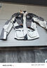雷翅（LYSCHY）騎行服摩托車男女四季通用防摔防風(fēng)防水機(jī)車服拉力服冬季大碼套裝 LY-903灰白上衣 XL 曬單實(shí)拍圖