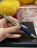 萬寶龍（MONTBLANC）小王子與狐貍系列163簽字筆生日送禮定制刻字 銀帽藍(lán)色+禮品包裝（簽字筆） 曬單實拍圖