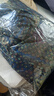 弄堂里復(fù)古棉麻連衣裙胖mm大碼V領(lǐng)顯瘦碎花裙收腰系帶印花過膝裙子百搭 藏青色（中袖） L 【115-130斤】 曬單實(shí)拍圖