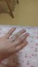 周百福鉆戒女18K金鉆石戒指訂婚結(jié)婚戒指女款車(chē)花六爪皇冠GIA裸鉆定制 60分效果 20分FG色 曬單實(shí)拍圖