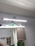力進鏡前燈led 衛(wèi)生間免打孔可裝浴室柜頂梳妝臺可調(diào)節(jié)伸縮化妝鏡子燈 黑色折疊70cm【自然光】 曬單實拍圖