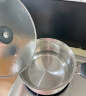 苏泊尔SUPOR 小红圈304不锈钢汤锅奶锅22cm煮面锅复底通用ST22H1 实拍图