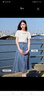 香影（xiangying）牛仔半身裙女2025夏季新款復古包臀魚(yú)尾傘裙氣質(zhì)高腰a字裙子 牛仔藍 M 曬單實(shí)拍圖