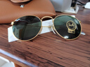 雷朋（RayBan）雷朋男女款眼鏡圓形復(fù)古潮流時尚綠色鏡片高級戶外太陽鏡0RB3447 曬單實(shí)拍圖