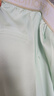 edition涼感醋酸空氣褲女新款橡筋腰寬松直筒休閑長褲 晨光白色 S/160 曬單實(shí)拍圖