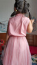 皮爾卡丹（pierre cardin）女童連衣裙夏季純棉小孩裙子中大童女裝甜美網(wǎng)紗裙女寶寶夏裝洋氣 120碼 (建議40斤以?xún)? 曬單實(shí)拍圖