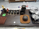 峰字旗全自動(dòng)玻璃底部上水茶盤(pán)家用客廳功夫茶具套裝一體大茶臺整套辦公 行云流水+自動(dòng)暗香+底部上水 曬單實(shí)拍圖